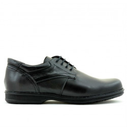 Men stylish, elegant, casual shoes 854 black