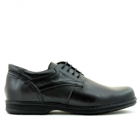 Men stylish, elegant, casual shoes 854 black