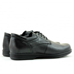 Men stylish, elegant, casual shoes 854 black
