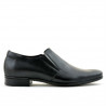 Men stylish, elegant shoes 741 black