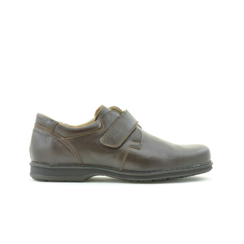 Men stylish, elegant, casual shoes 854sc brown scai