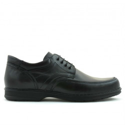 Men stylish, elegant, casual shoes 855 black