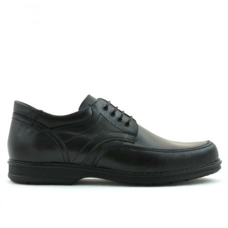 Men stylish, elegant, casual shoes 855 black