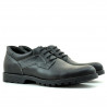 Men stylish, elegant, casual shoes 805 black