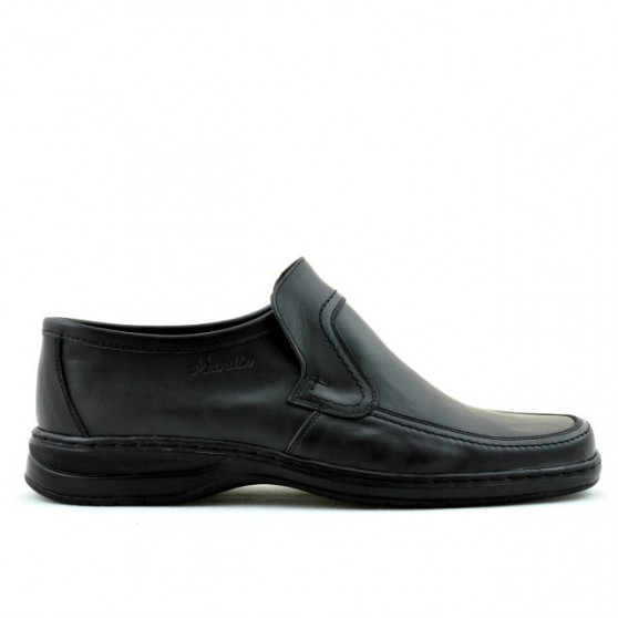 Men stylish, elegant shoes 969 black