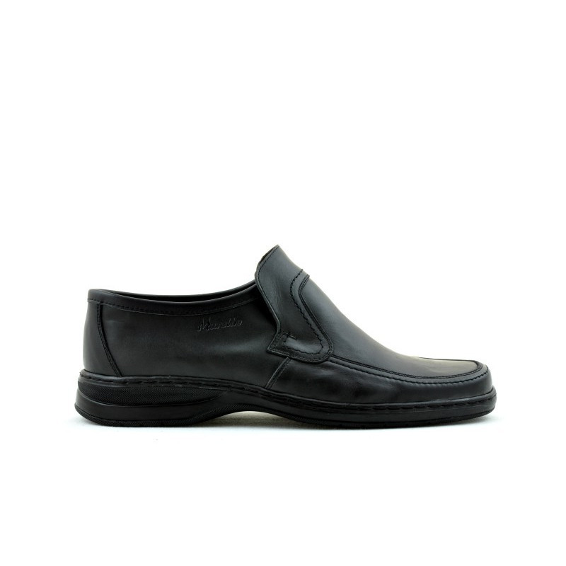 Men stylish, elegant shoes 969 black