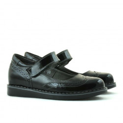 Children shoes 153 patent black combined