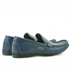 Men loafers, moccasins 813 indigo