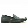 Men loafers, moccasins 813 gray