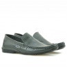Men loafers, moccasins 813 gray