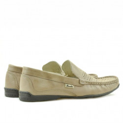 Men loafers, moccasins 813 sand perforat