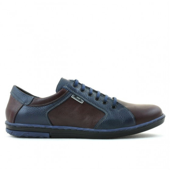 Men sport shoes 869 indigo+bordo