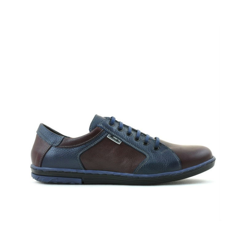 Men sport shoes 869 indigo+bordo