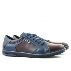 Men sport shoes 869 indigo+bordo
