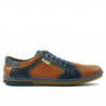 Men sport shoes 869 brown+indigo