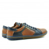 Men sport shoes 869 brown+indigo