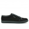 Men casual, sport shoes 775 black velour 