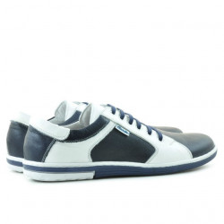 Men sport shoes 869 indigo+white