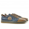 Men casual, sport shoes 766 indigo+brown