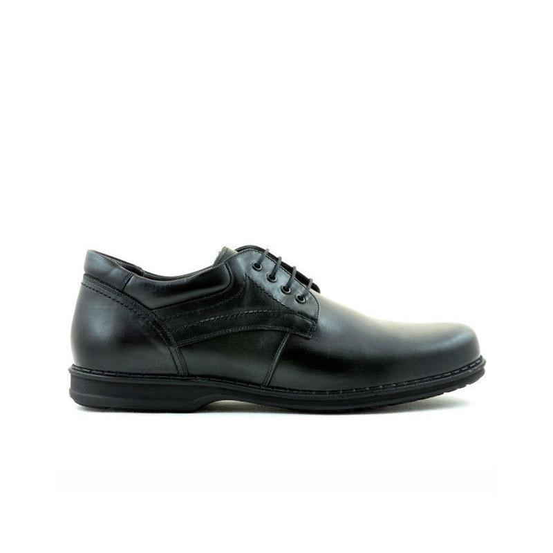 Men stylish, elegant, casual shoes (large size) 854m black