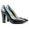 Women stylish, elegant shoes 1214 patent indigo