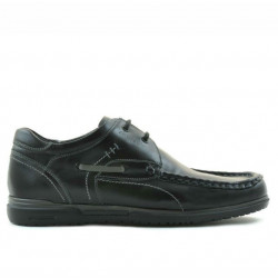 Men loafers, moccasins 735 black