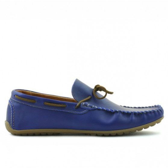 Men loafers, moccasins 863 indigo