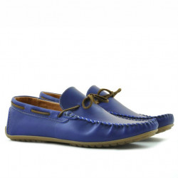 Men loafers, moccasins 863 indigo