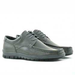 Men loafers, moccasins 850 gray