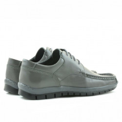Men loafers, moccasins 850 gray