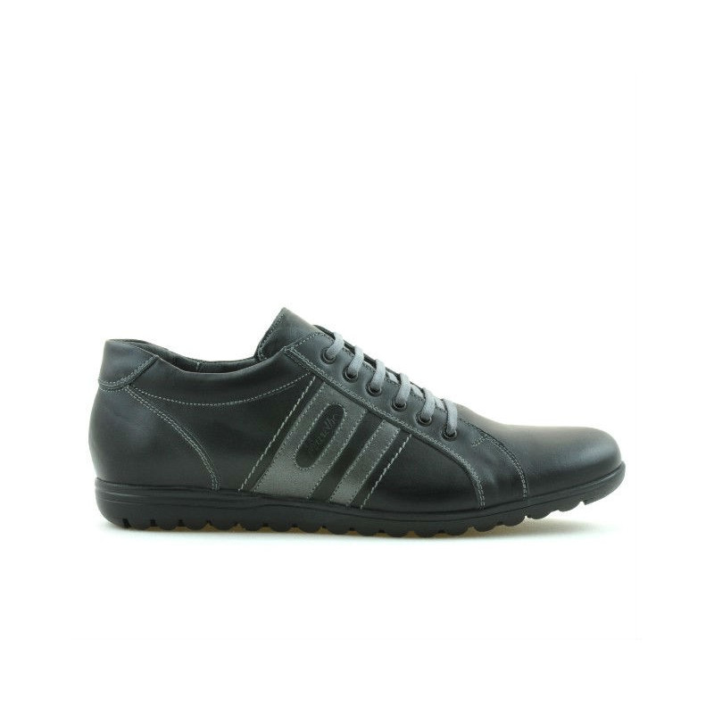 Men sport shoes 747 black+gray