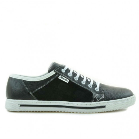 Men sport shoes 851 black+white