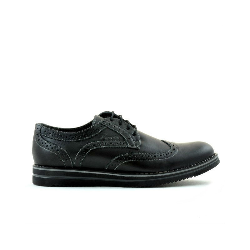Men casual shoes 866 black