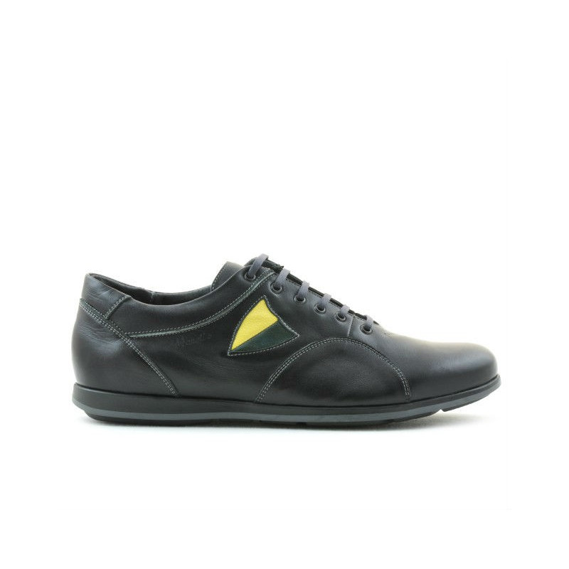 Men sport shoes 767 black+gray