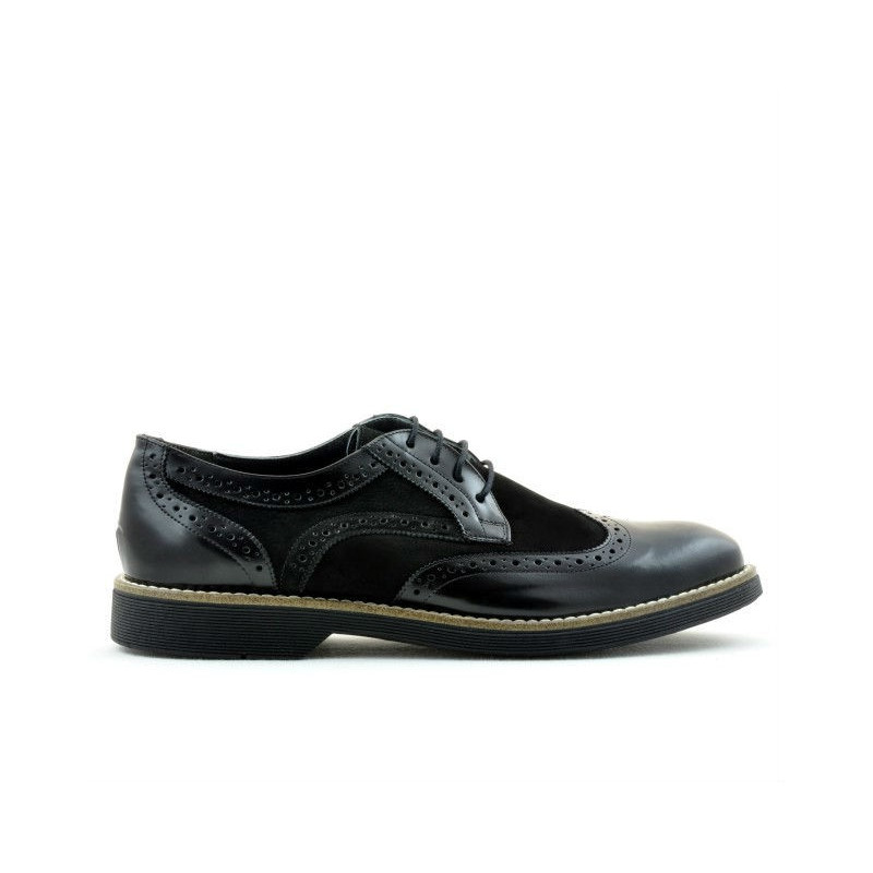 Men casual shoes 826 black florantic combined