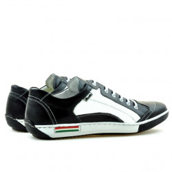 Men sport shoes 707 black+white