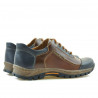 Men sport shoes 852 brown+indigo