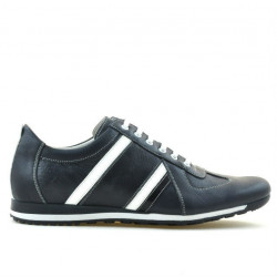 Men sport shoes 711 indigo+white