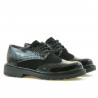 Women casual shoes 663 patent black combined