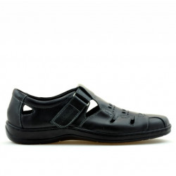 Men loafers, moccasins 819 black