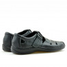 Men loafers, moccasins 819 black