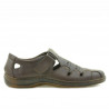 Men loafers, moccasins 819 brown