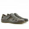 Men loafers, moccasins 819 brown