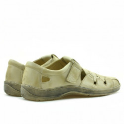 Men loafers, moccasins 819 a beige