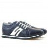 Men sport shoes 768 indigo+white