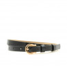 Women belt 04m patent black