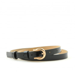 Women belt 04m patent black