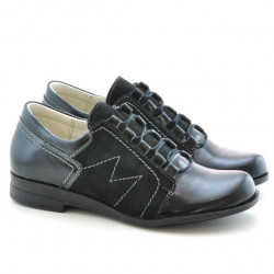 Women casual shoes 608 patent black combined