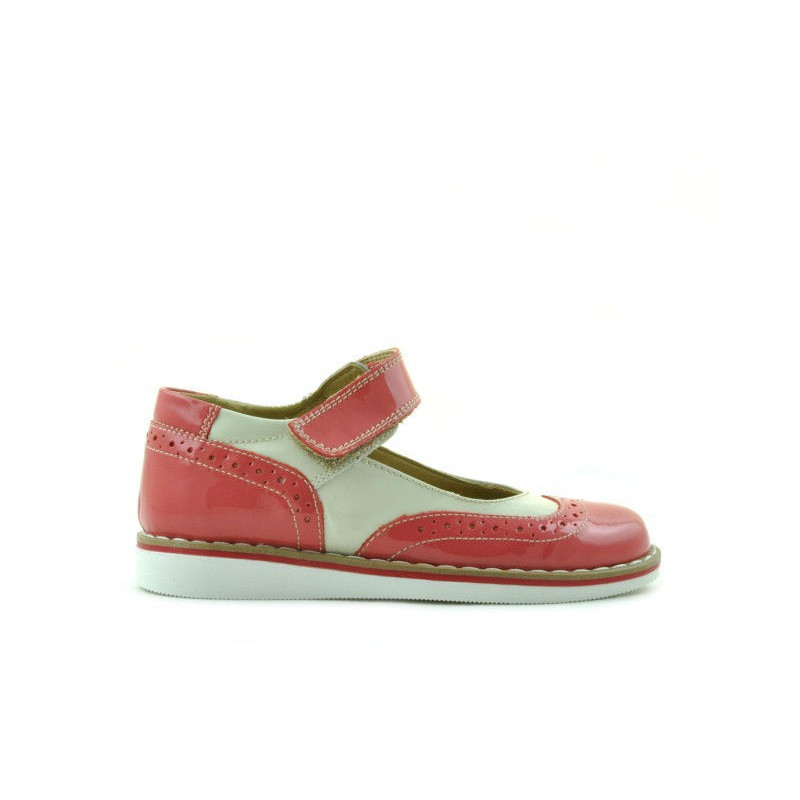 Small children shoes 56c patent pink+beige