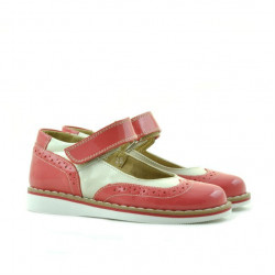 Small children shoes 56c patent pink+beige
